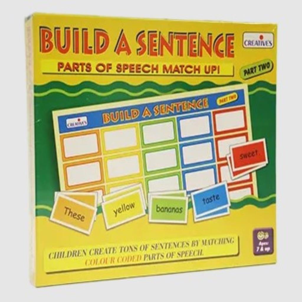 Build A Sentence – Parts of Speech (Part Two)